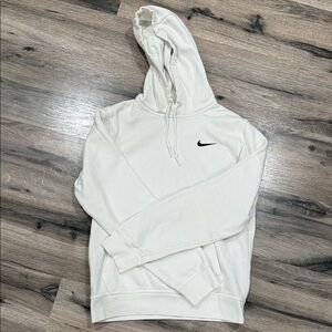 Nike Men's Cream Hoodie Sweater